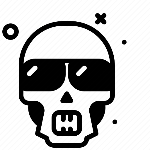 Glasses, emoji, skull, halloween icon - Download on Iconfinder