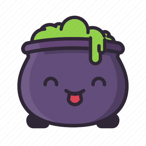 Cauldron, halloween, potion, smile, sorcery, witch icon - Download on Iconfinder