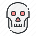 creepy, dead, halloween, skull