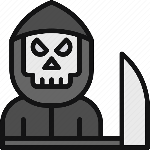 Ghost, grim, reaper, halloween, skull icon - Download on Iconfinder