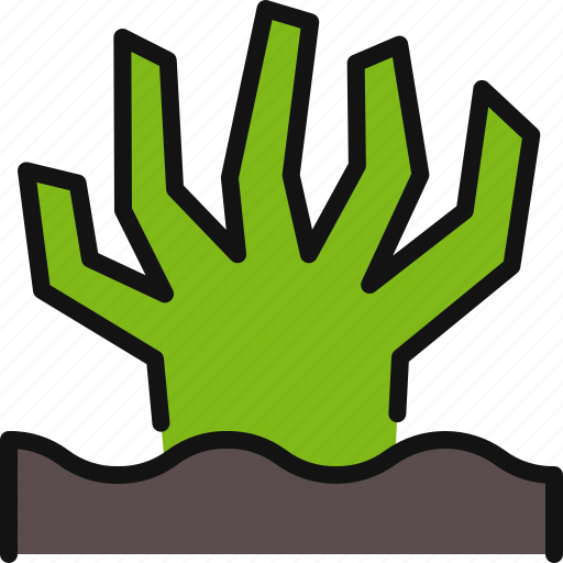 Hand, scary, halloween, spooky, zombie icon - Download on Iconfinder