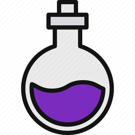 Bottle, potion, halloween, liquid icon - Download on Iconfinder