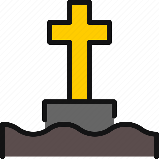 Tombstone, cementery, spooky, death, funeral icon - Download on Iconfinder