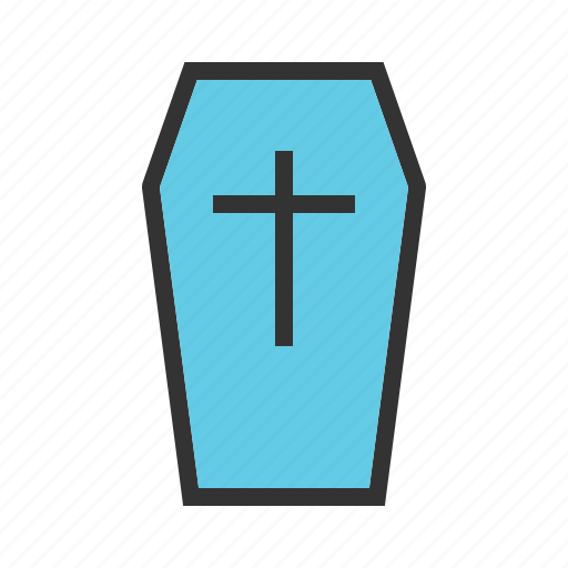 Box, case, casket, ceremony, closed, coffin, cross icon - Download on Iconfinder