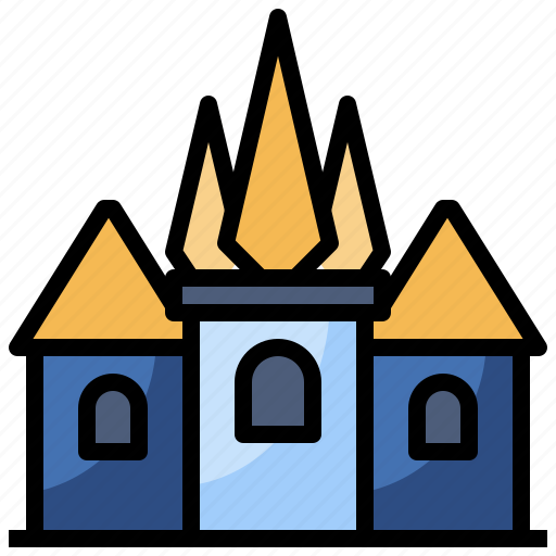 Buildings, castle, fantasy, fortress, halloween, mon, monument icon - Download on Iconfinder