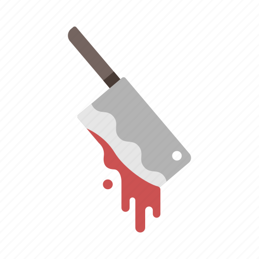 Bloody, butcher knife, halloween, horror, murderous icon - Download on Iconfinder