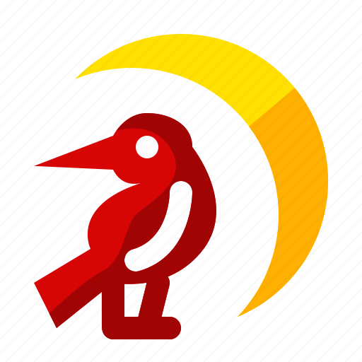 Celebration, crow, halloween, holiday, moon, scary, sign icon - Download on Iconfinder