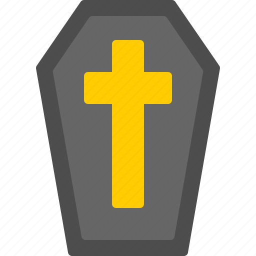 Halloween, funeral, death, cemetery, coffin icon - Download on Iconfinder