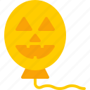 ornament, balloon, pumpkin, halloween, party