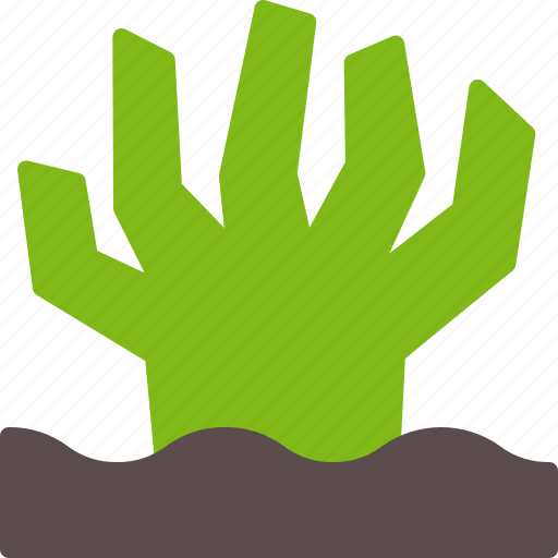 Zombie, scary, spooky, halloween, hand icon - Download on Iconfinder
