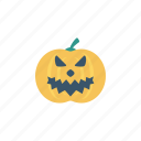 clown, halloween, pumpkin, skull