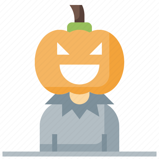 Character, costume, scarecrow, props, pumpkin icon - Download on Iconfinder