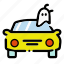 halloween, ghost, on, car, transport, vehicle, transportation 