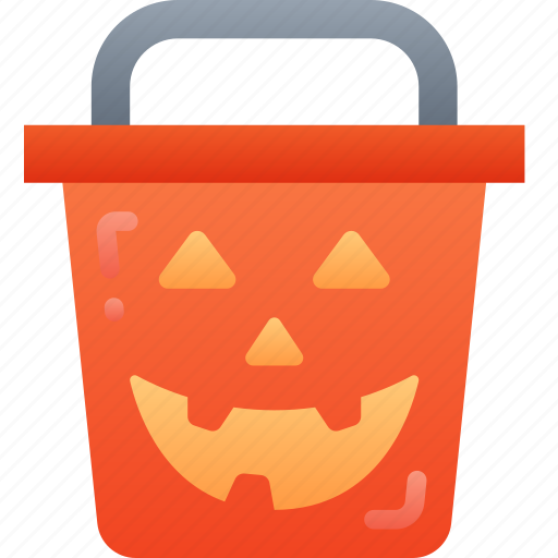 Bucket, candy, evil, halloween, sweet, trick or treat icon - Download on Iconfinder