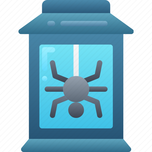 Candle, evil, halloween, lantern, spider icon - Download on Iconfinder