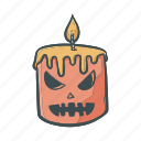 candle, horror, spooky, spook, halloween, scary, ghost, witch, creepy