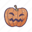 pumpkin, vegetable, horror, spooky, spook, halloween, scary, creepy, ghost 