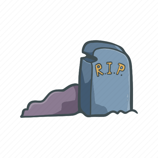 Tombstone, grave, graveyard, dead, horror, spooky, halloween icon - Download on Iconfinder