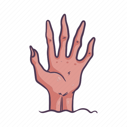Zombie, hand, finger, horror, spooky, halloween, scary icon - Download on Iconfinder