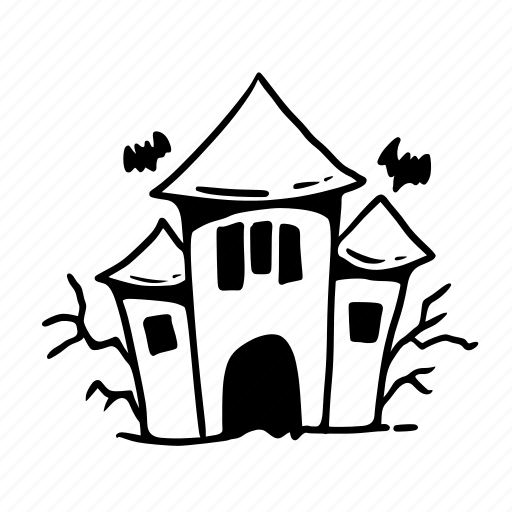 Haunted, house, building, halloween, spooky icon - Download on Iconfinder