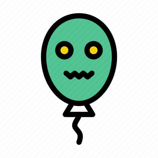 Balloon, festival, halloween, monster, scary icon - Download on Iconfinder