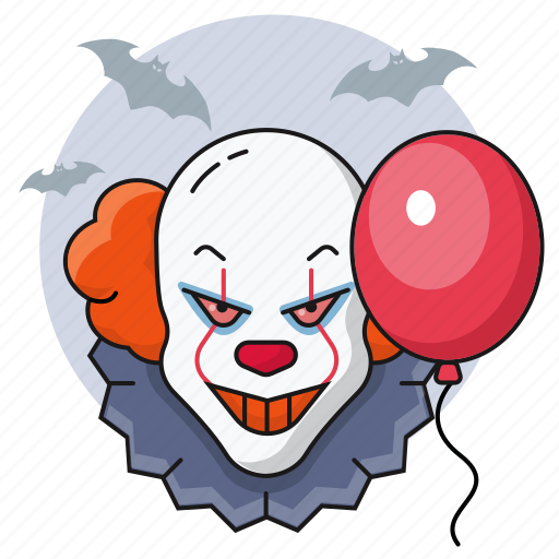 It, halloween, clown, joker, horror icon - Download on Iconfinder
