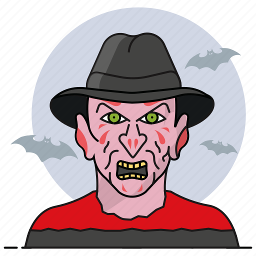 Freddy, krueger, nightmare, halloween, horror icon - Download on Iconfinder