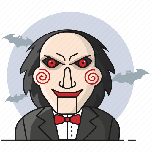 Jigsaw, billy, halloween, peppet, horror icon - Download on Iconfinder