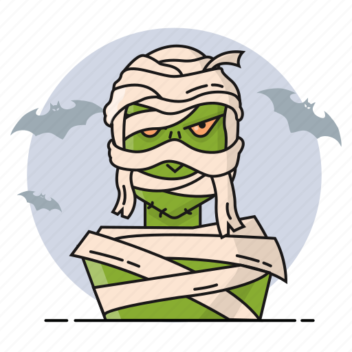 Mummy, dead, halloween, zombie icon - Download on Iconfinder