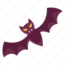 bat, animal, halloween, spooky, dcoration, sticker, illustration