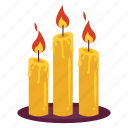 candle, birthday, halloween, spooky, dcoration, sticker, illustration, fir
