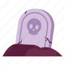 tombstone, rip, halloween, spooky, dcoration, sticker, illustration, horror, death