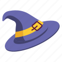 witch, hat, halloween, spooky, dcoration, sticker, illustration, magic, wizard