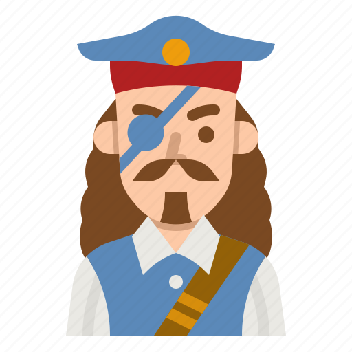 Pirate, cultures, character, captain, avatar icon - Download on Iconfinder
