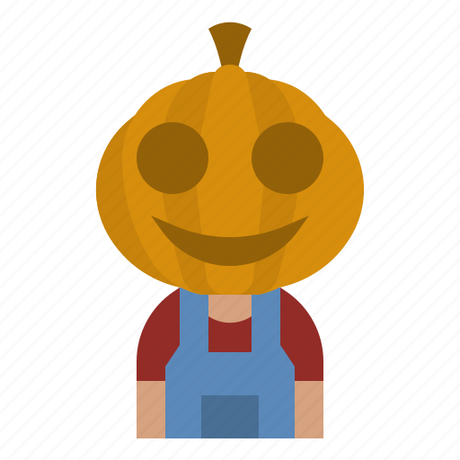 Pumpkin, character, spooky, costume, halloween icon - Download on Iconfinder