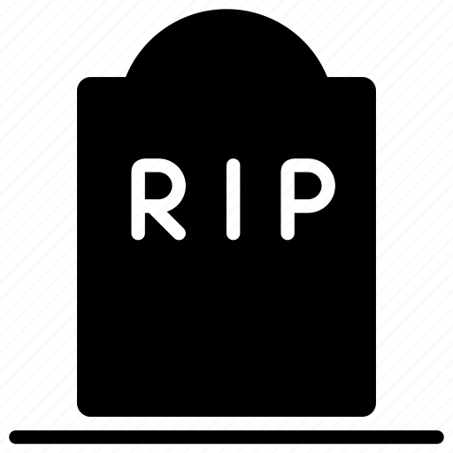 Cemetery, grave, graveyard, rest in peace, rip, tomb, tombstone icon - Download on Iconfinder
