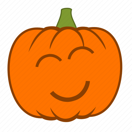 Emoji, halloween, happy, holiday, joy, love, pumpkin icon - Download on Iconfinder