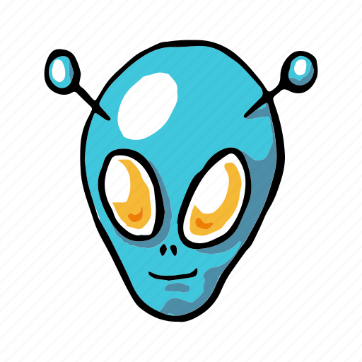 Alien, galaxy, halloween, scary, science, space, ufo icon - Download on Iconfinder