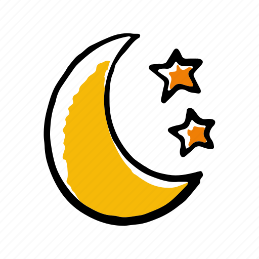 Halloween, moon, night, scary, spooky, stars, weather icon - Download on Iconfinder