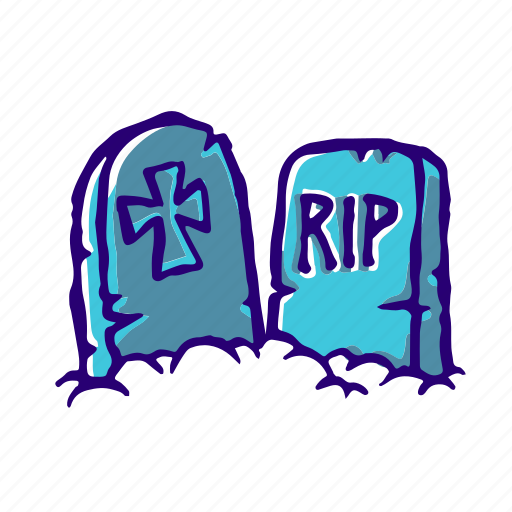 Tombstone, zombies, grave, scary, spooky, cemetery, dead icon - Download on Iconfinder