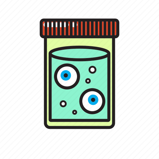 Eye, halloween, jar, zombie icon - Download on Iconfinder