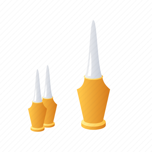 Bullets, halloween, weapon, silver icon - Download on Iconfinder