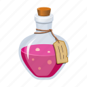 potion, halloween, phial, flask