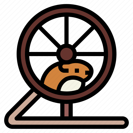 Animal, hamster, rat, wheel, rodent icon - Download on Iconfinder