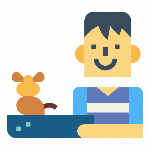 Hamster, boy, pet, rodent icon - Download on Iconfinder