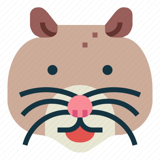 Hamster, rat, head, rodent, animal icon - Download on Iconfinder