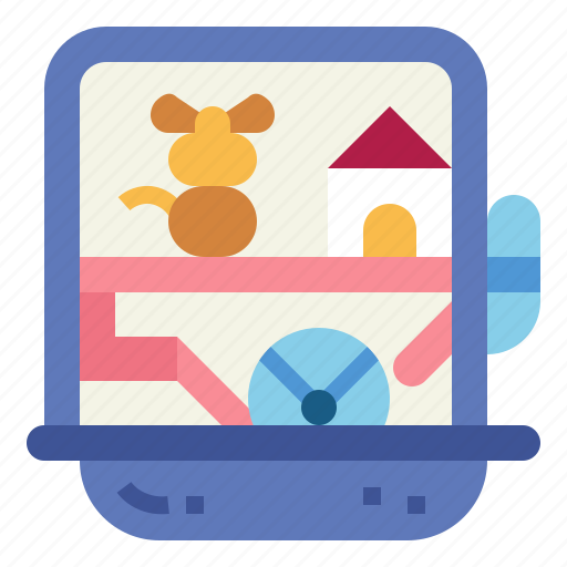 Hamster, cage, den, domestic, house icon - Download on Iconfinder
