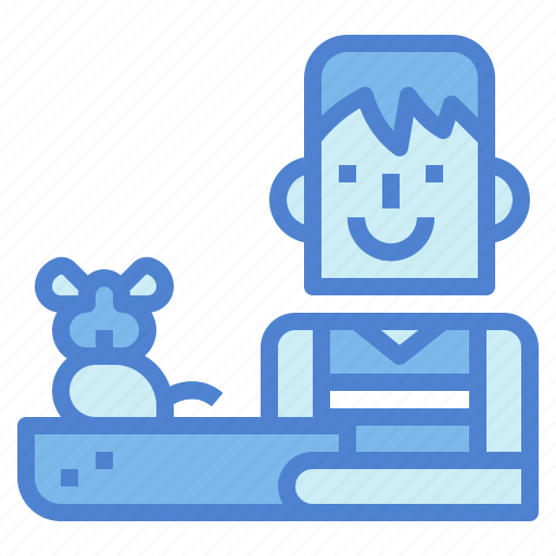Boy, pet, rodent, hamster icon - Download on Iconfinder