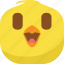 chick, chicken, emoji, happy, laugh, smiley 