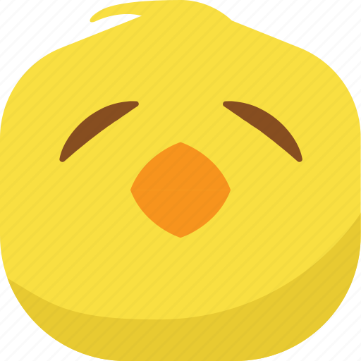 Chick, chicken, emoji, sad, smiley icon - Download on Iconfinder